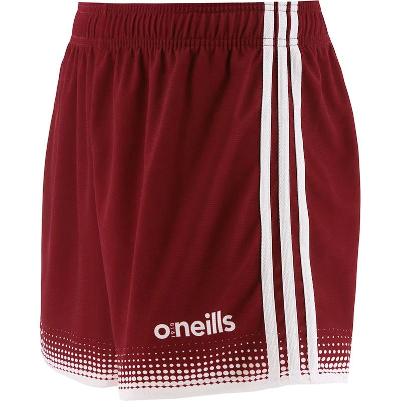 Women's Nelson Shorts Maroon / White - Image 5
