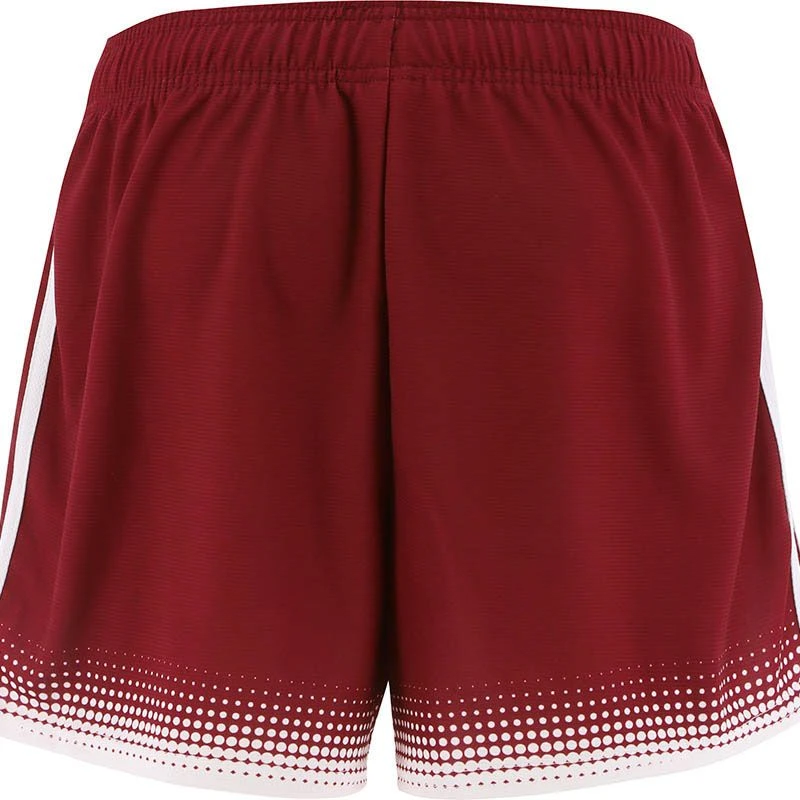 Women's Nelson Shorts Maroon / White - Image 7