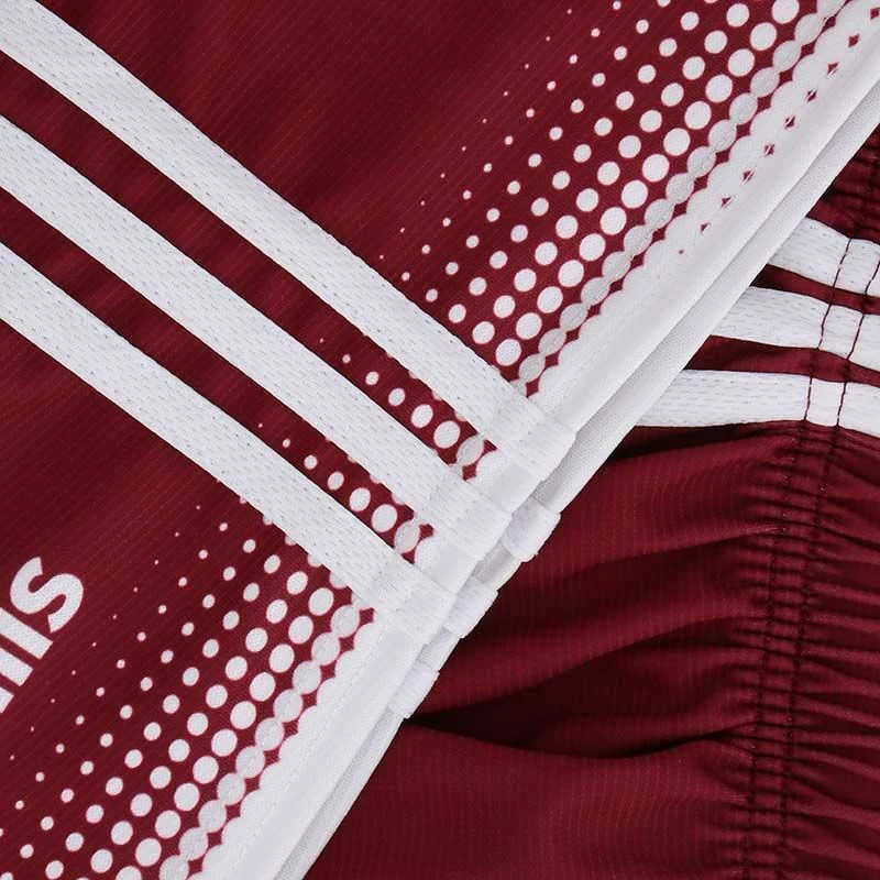 Women's Nelson Shorts Maroon / White - Image 8