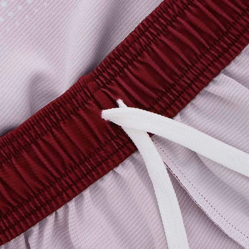 Women's Nelson Shorts Maroon / White - Image 9