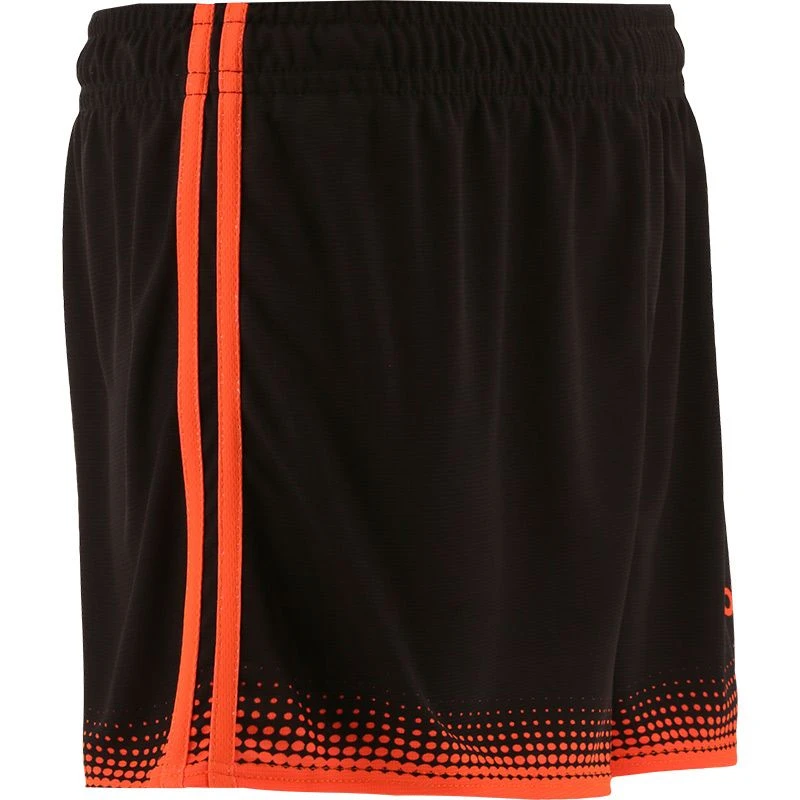 Kids' Nelson Shorts Black / Orange - Image 2