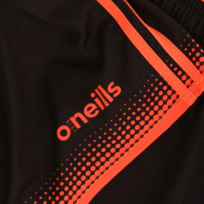 Kids' Nelson Shorts Black / Orange - Image 4