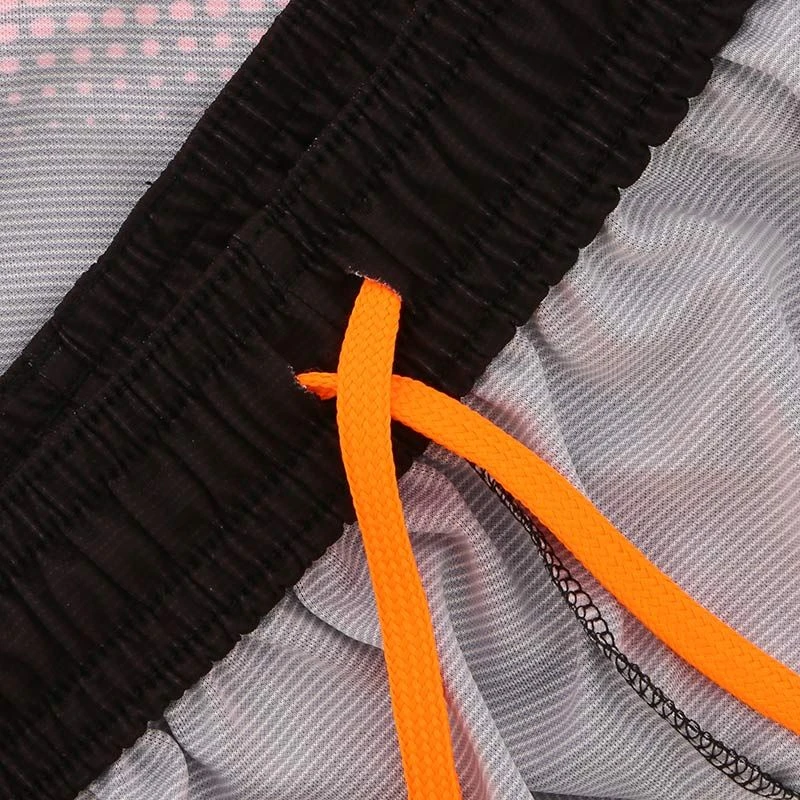 Kids' Nelson Shorts Black / Orange - Image 6