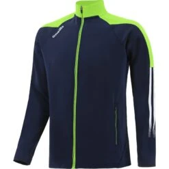 Kids' Nevada Hybrid Full Zip Top Marine / Green / White