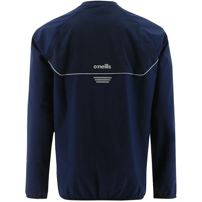 Men's Norwich Woven Windbreaker Marine / Silver - Image 3