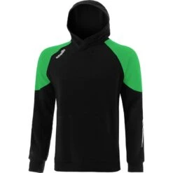 Kids' Oslo Fleece Pullover Hoodie Black / Green / White