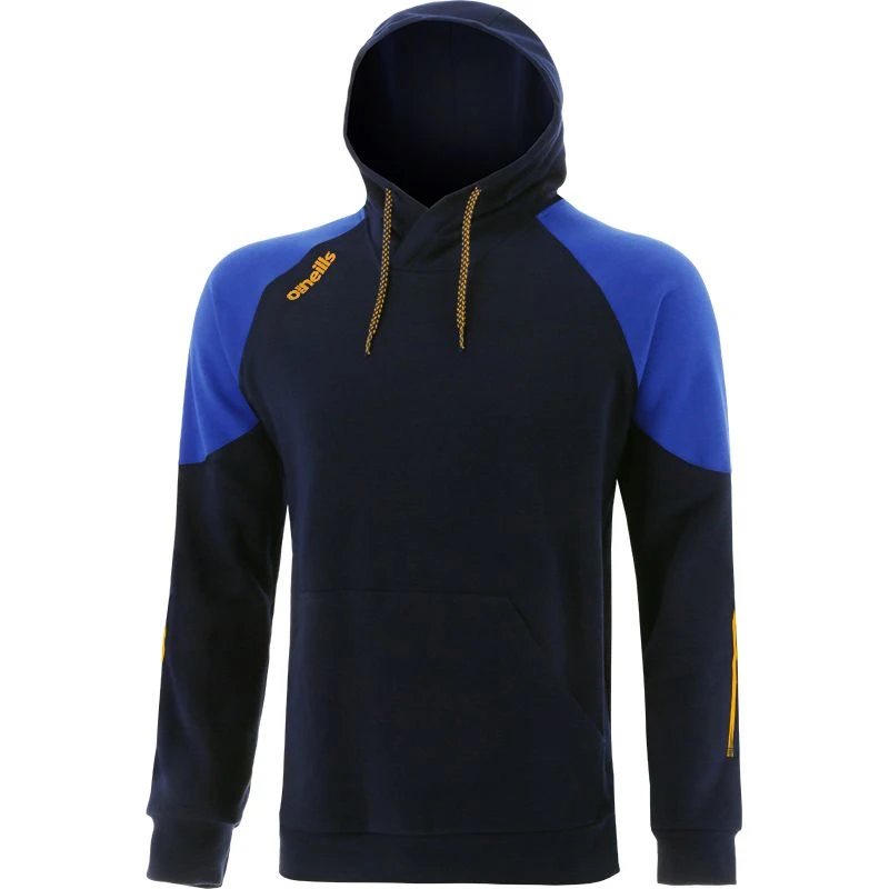 Men's Oslo Fleece Pullover Hoodie Marine / Royal / Amber