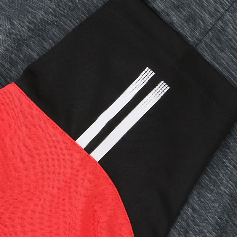 Men's Oslo T-Shirt Black / Red / White - Image 4