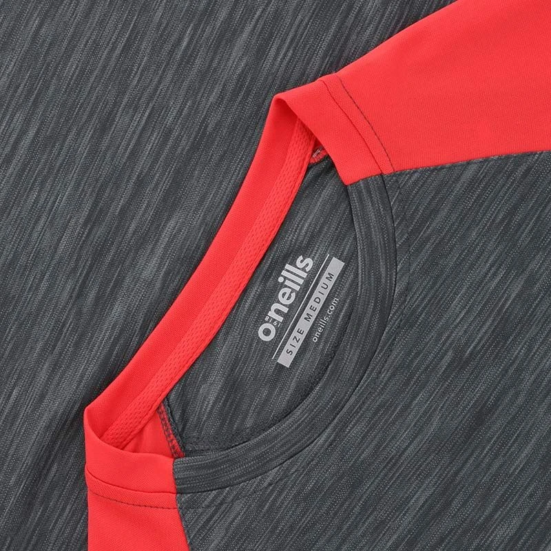 Women's Oslo T-Shirt Black / Red / White - Image 3