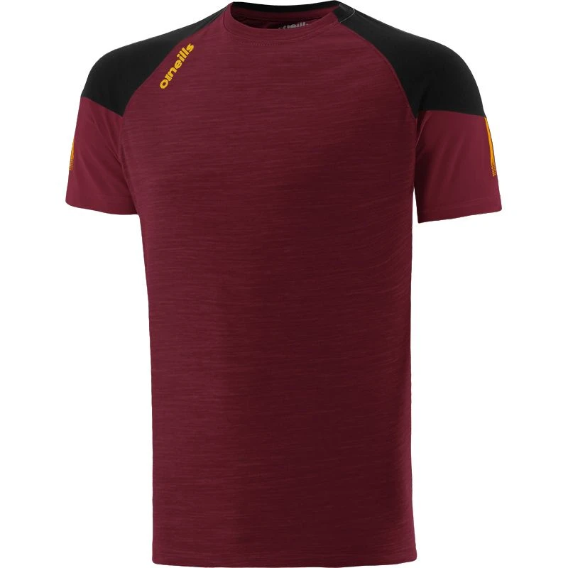 Men's Oslo T-Shirt Maroon / Black / Amber