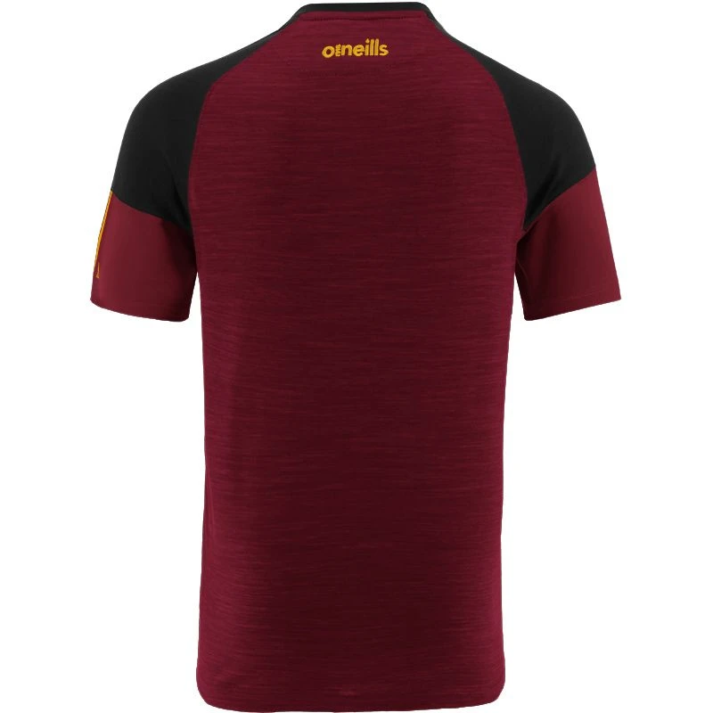 Men's Oslo T-Shirt Maroon / Black / Amber - Image 2