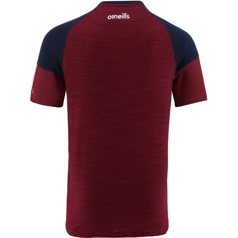 Kids' Oslo T-Shirt Maroon / Marine / White - Image 2