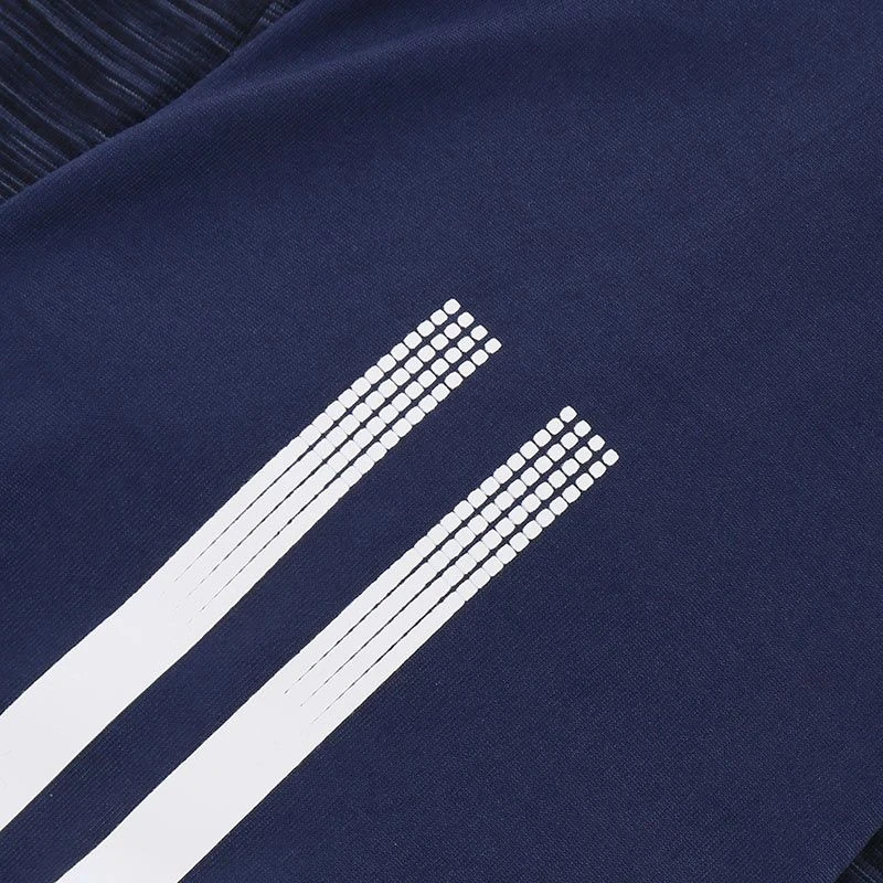 Women's Oslo Brushed Half Zip Top Marine / Red / White - Image 5