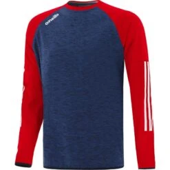 Men's Osprey Brushed Crew Neck Sweatshirt Marine / Red / White