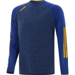 Men's Osprey Brushed Crew Neck Sweatshirt Marine / Royal / Amber