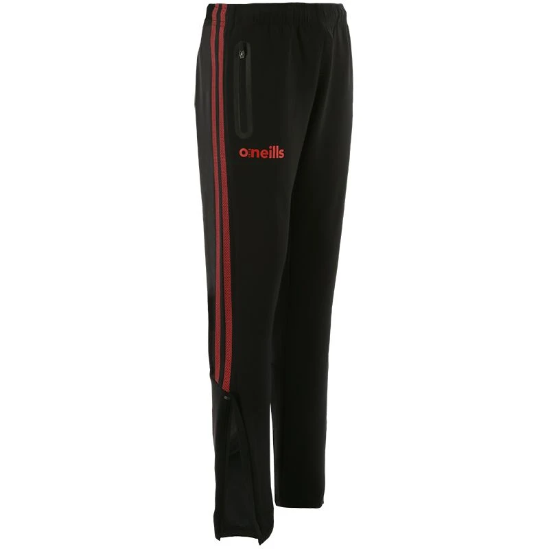 Kids' Pioneer 2 Stripe Hybrid Skinny Bottoms Black / Red