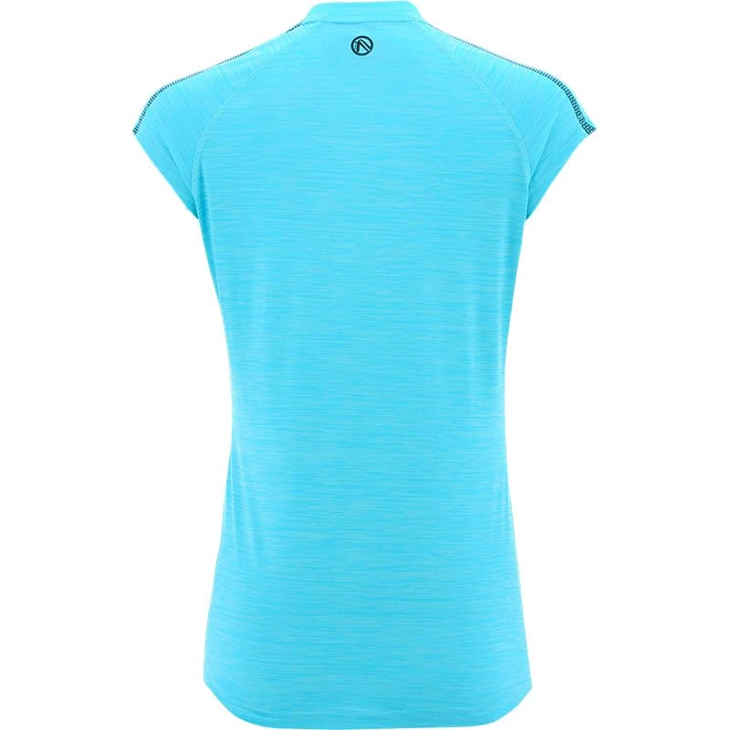 Women's Pluto T-Shirt Blue / Dark Grey - Image 3