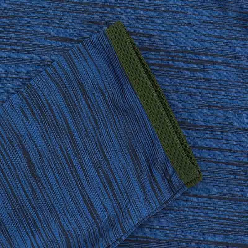 Men's Pluto Half Zip Midlayer Top Marine / Green - Image 5