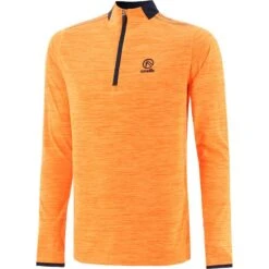 Men's Pluto Half Zip Midlayer Top Orange / Marine
