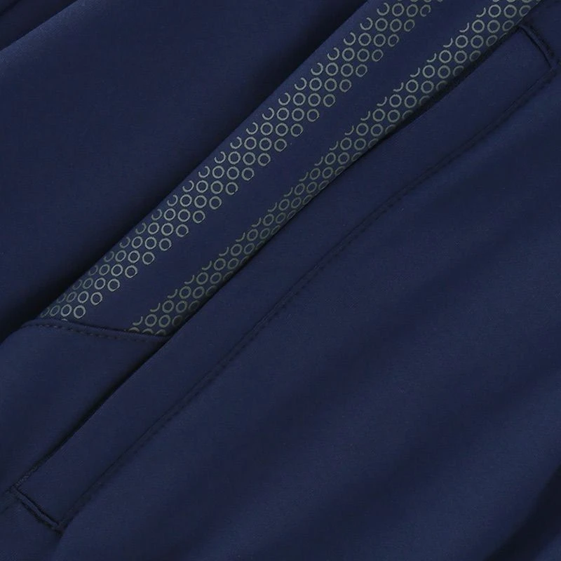 Men's Pluto Brushed Skinny Tracksuit Bottoms Marine / Green - Image 5