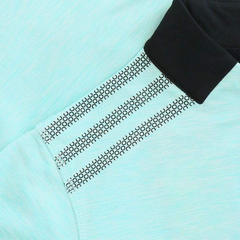 Women's Pluto Brushed Half Zip Top Green / Marine - Image 6