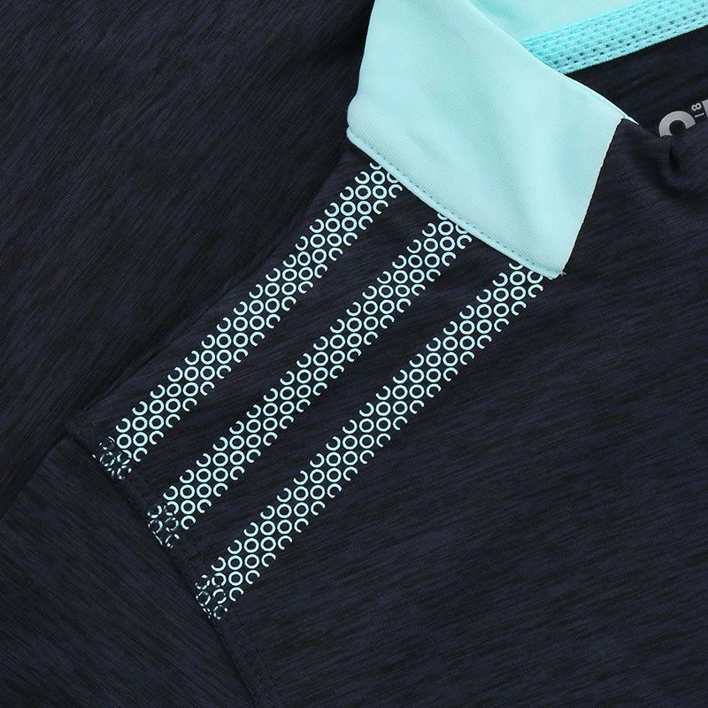 Kids' Pluto Brushed Half Zip Top Marine / Green - Image 5