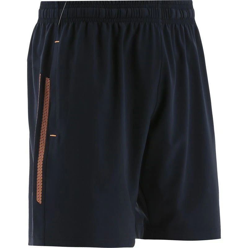 Kids' Pluto Woven Shorts Marine / Orange - Image 2