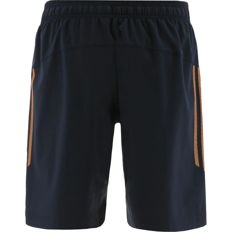 Kids' Pluto Woven Shorts Marine / Orange - Image 3