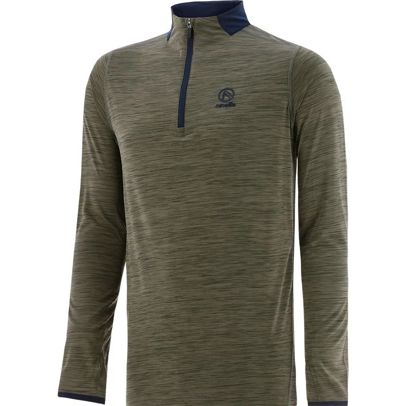 Men's Pluto Half Zip Midlayer Top Green / Marine