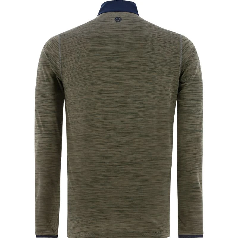 Men's Pluto Half Zip Midlayer Top Green / Marine - Image 2