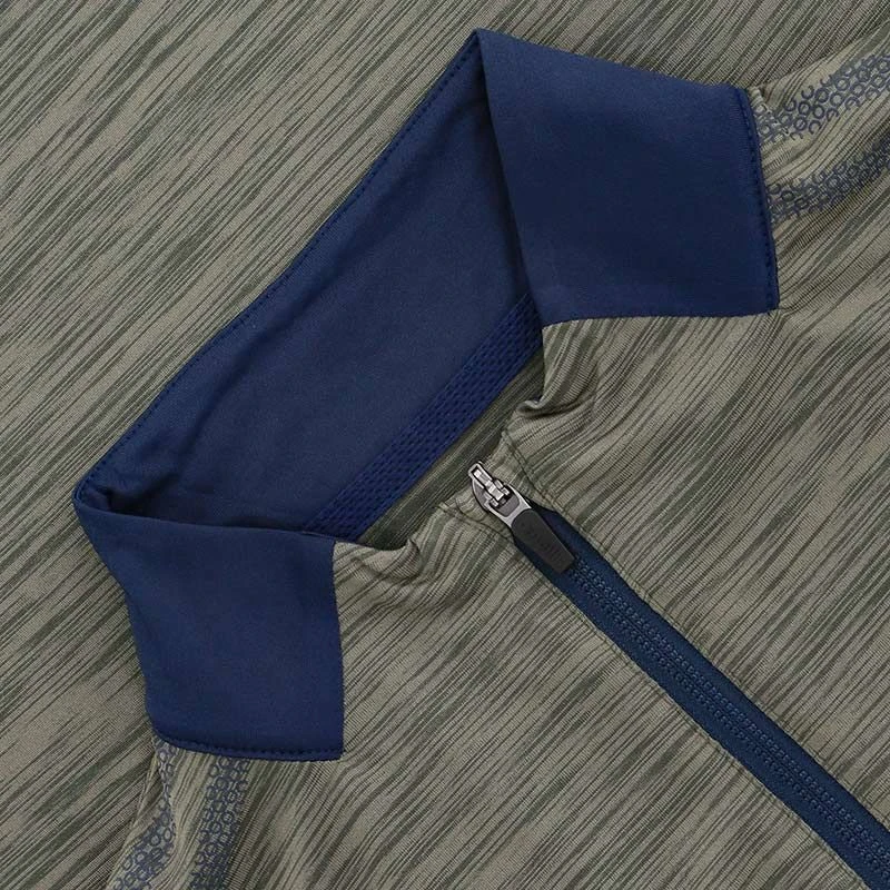 Kids' Pluto Half Zip Midlayer Top Green / Marine - Image 4