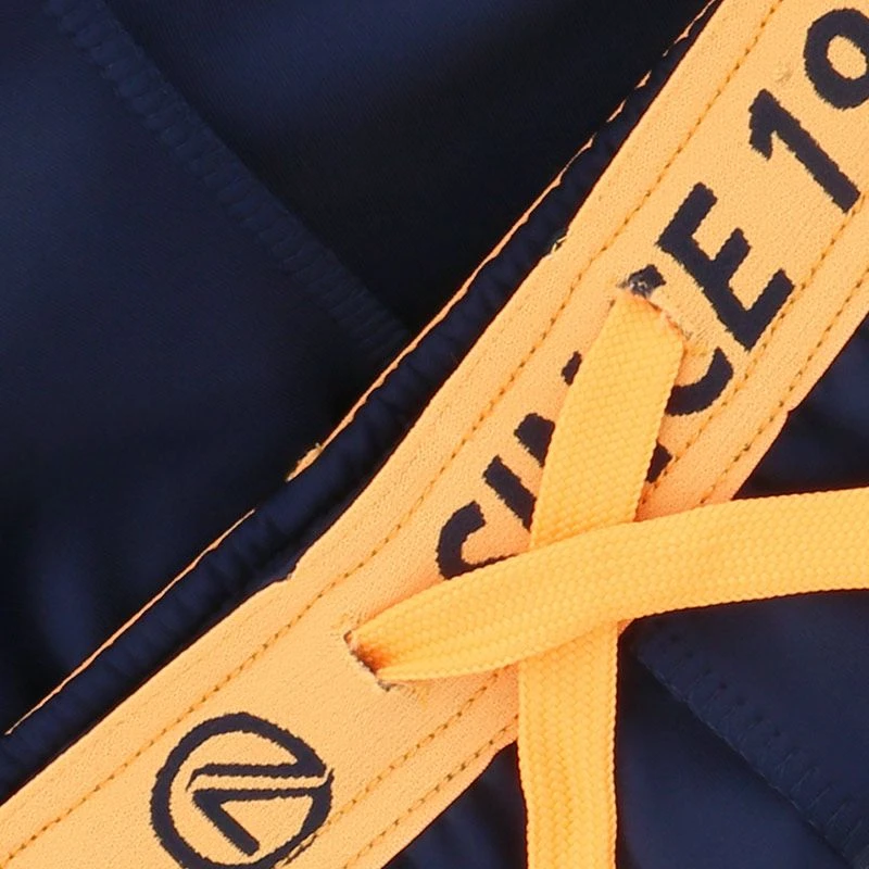 Kids' Pluto Hybrid Skinny Tracksuit Bottoms Marine / Orange - Image 5