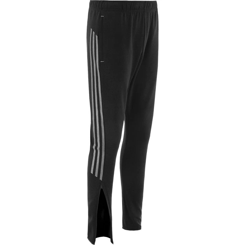 Kids' Pluto Hybrid Skinny Tracksuit Bottoms Black / Silver - Image 2