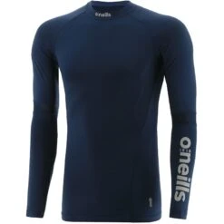 Men's Pro Body III Poly Elastane Baselayer Top Marine / Silver