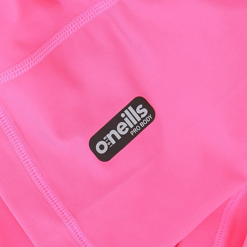 Kids' Pro Body III Poly Elastane Baselayer Top Pink / Silver - Image 6