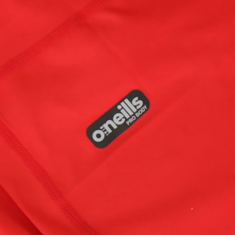 Men's Pro Body III Poly Elastane Baselayer Top Red / Silver - Image 5