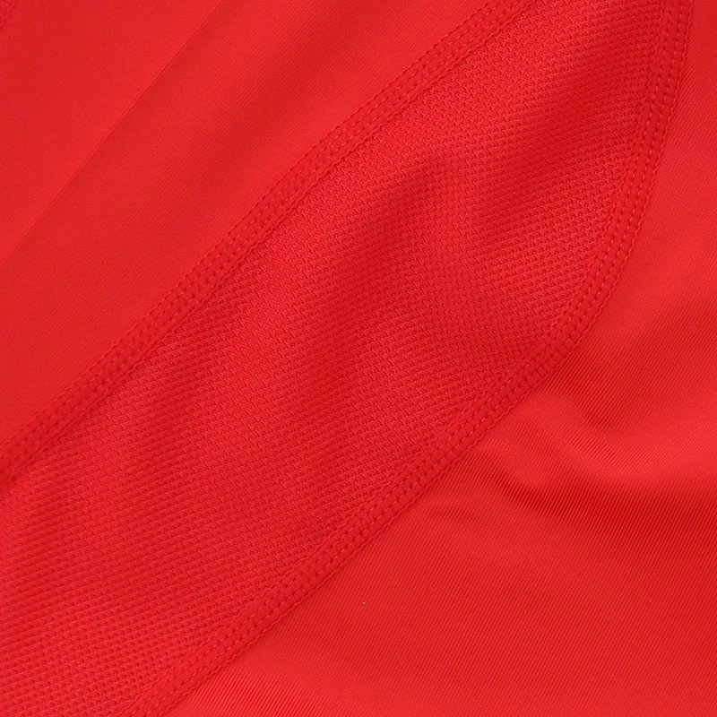 Men's Pro Body III Poly Elastane Baselayer Top Red / Silver - Image 6