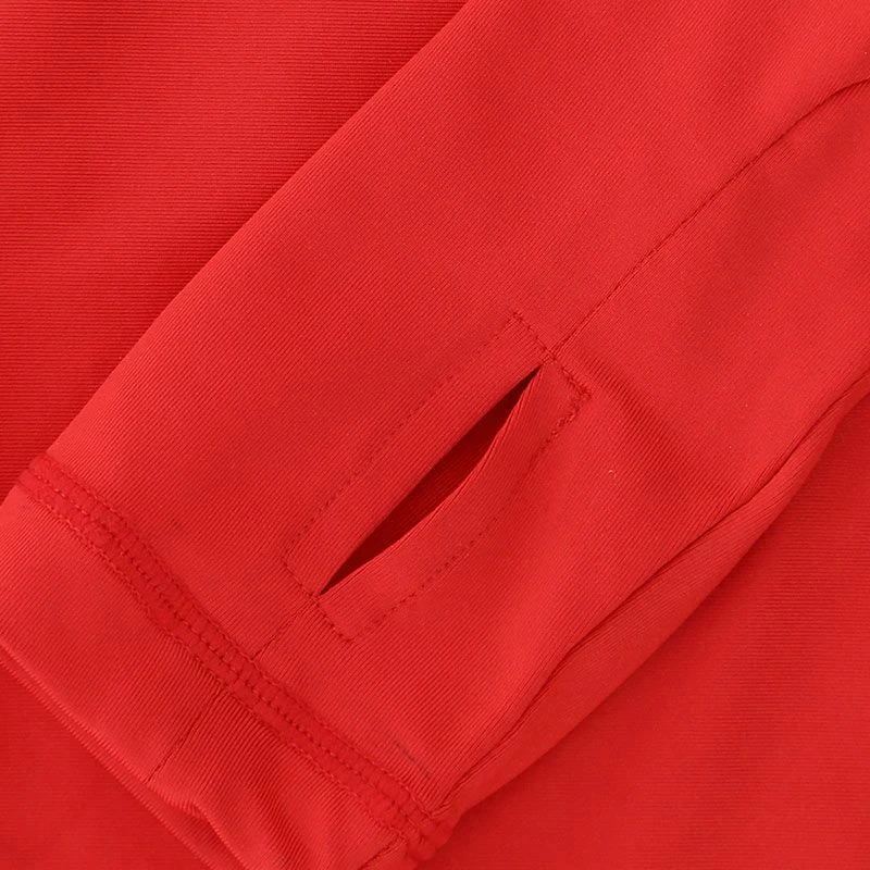 Men's Pro Body III Poly Elastane Baselayer Top Red / Silver - Image 7