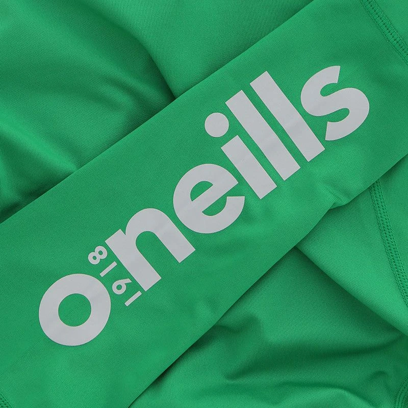 Kids' Pro Body III Poly Elastane Baselayer Top Green / Silver - Image 4