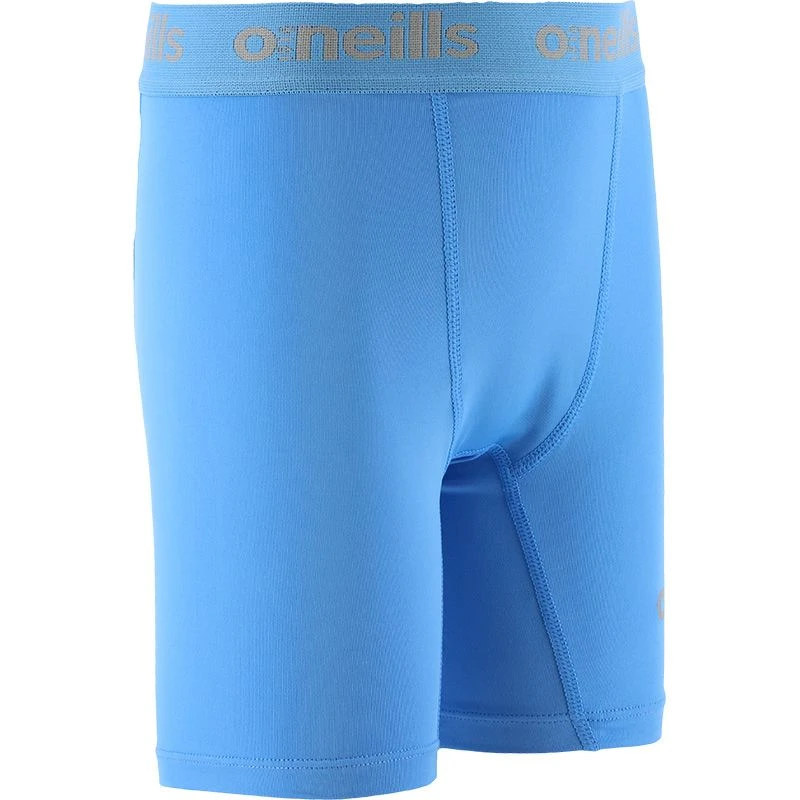 Kids' Pro Body III Poly Elastane Shorts Sky / Silver - Image 2