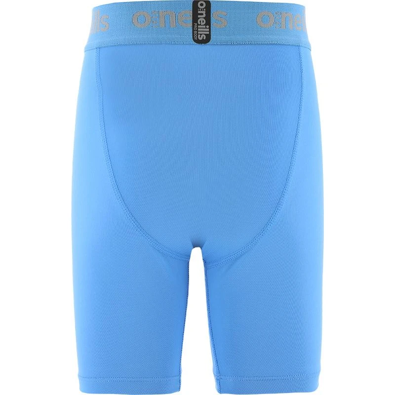 Kids' Pro Body III Poly Elastane Shorts Sky / Silver - Image 3