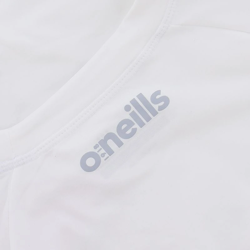 Men's Pro Body III Fleece Lined Poly Elastane Baselayer Top White / Silver - Image 6