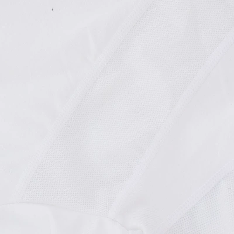 Men's Pro Body III Fleece Lined Poly Elastane Baselayer Top White / Silver - Image 7