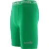Kids' Pro Body III Poly Elastane Shorts Green / Silver