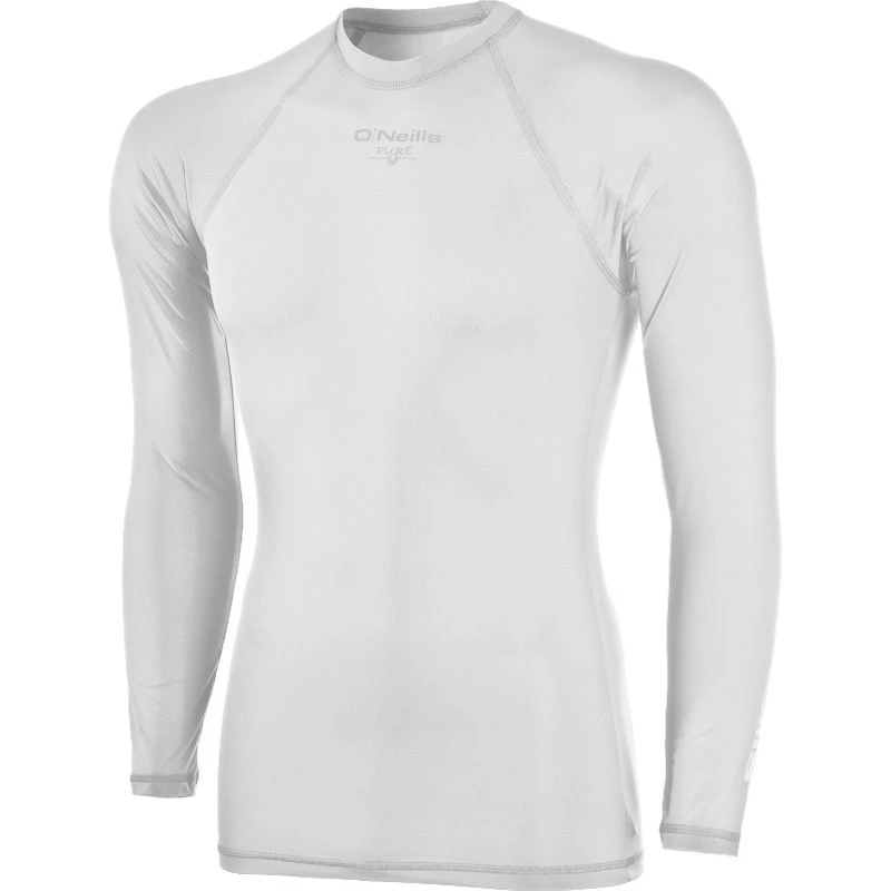 Kids' Pure Baselayer Long Sleeve Top White