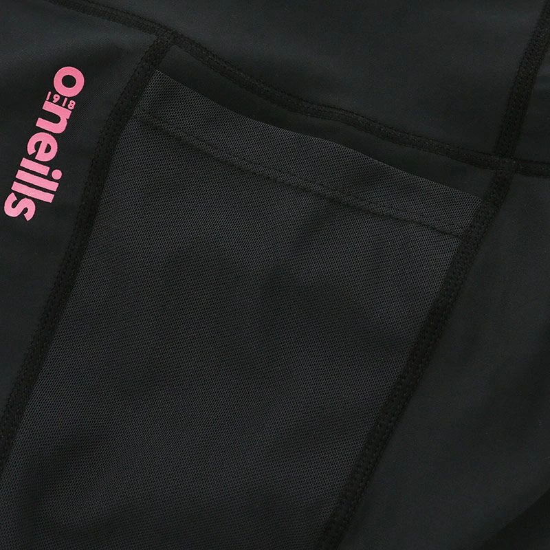 Women's Savannah 7/8 Length Tights Black / Green - Image 5