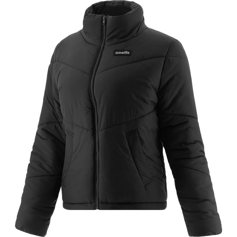 Women's Selena Boxy Puffer Jacket Black / Gold - Image 2