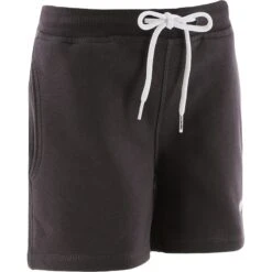 Men's Trigger French Terry Leisure Shorts Dark Grey / White