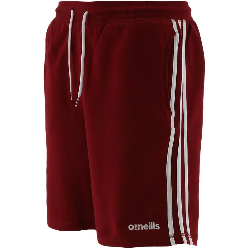 Men's Trigger French Terry Leisure Shorts Maroon - Image 3