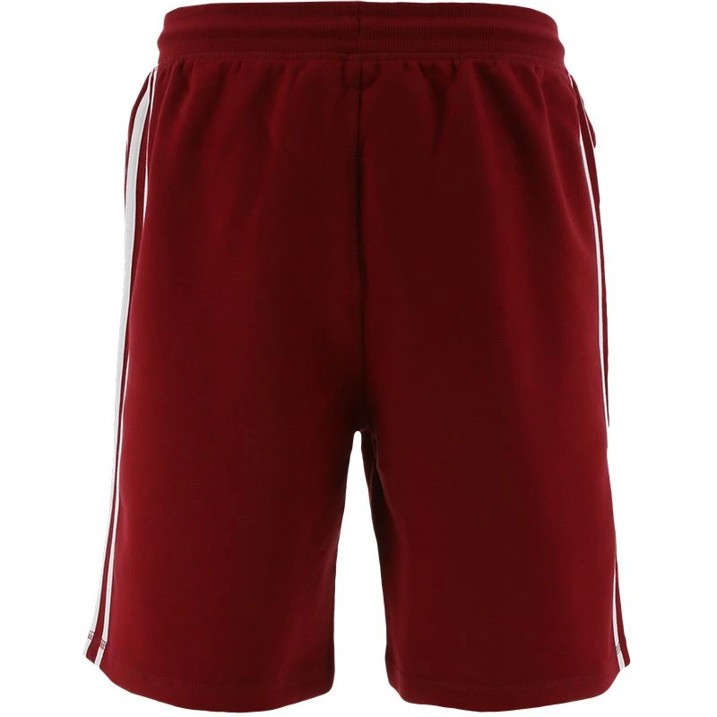 Men's Trigger French Terry Leisure Shorts Maroon - Image 4